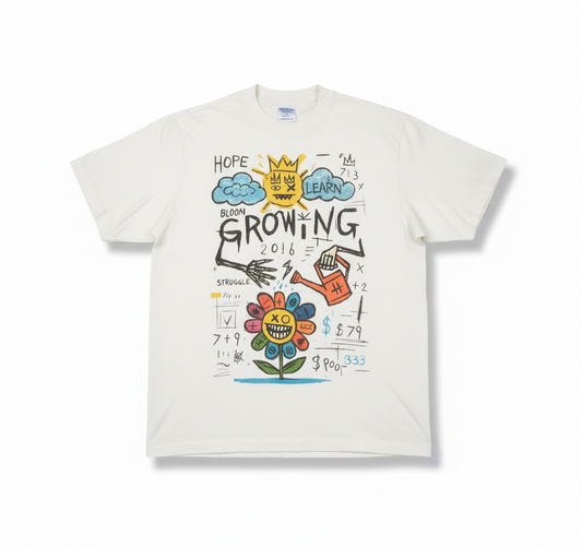 GROWiNG HAND-DRAWN T-SHiRT