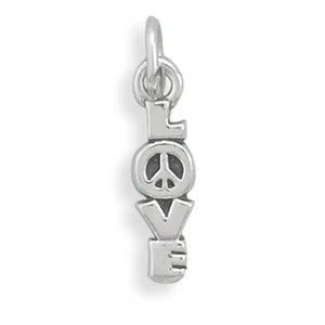 Peace + Love Charm